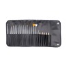 15 PINCELES NAIL ART+5 DOBLE PUNTA METAL